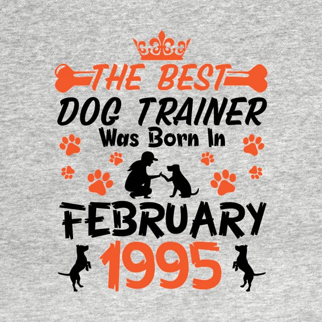 Happy Birthday Dog Mother Father 26 Years Old The Best Dog Trainer Was Born In February 1995 by Cowan79